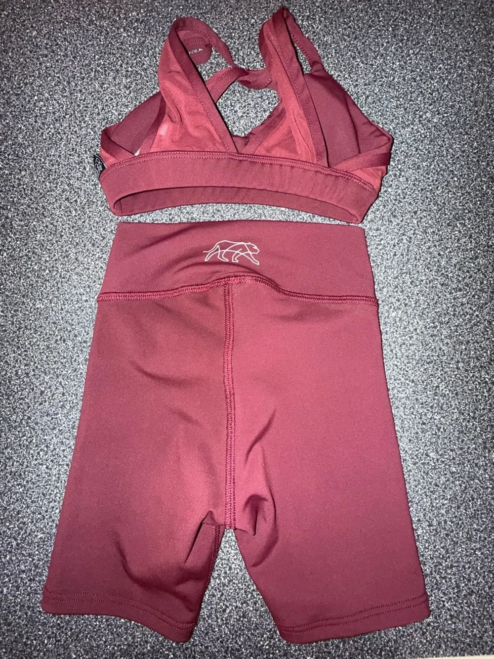 Tiger Friday Dance 2-Piece Set Red Top Size Child Medium,Bottom Size Child Small